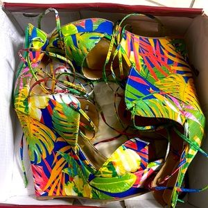 Spring Floral Wedges